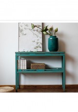 Adana Console Table W100 - Peacock Blue